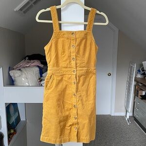 J. crew 00 corduroy, mustard Button-Down Dress